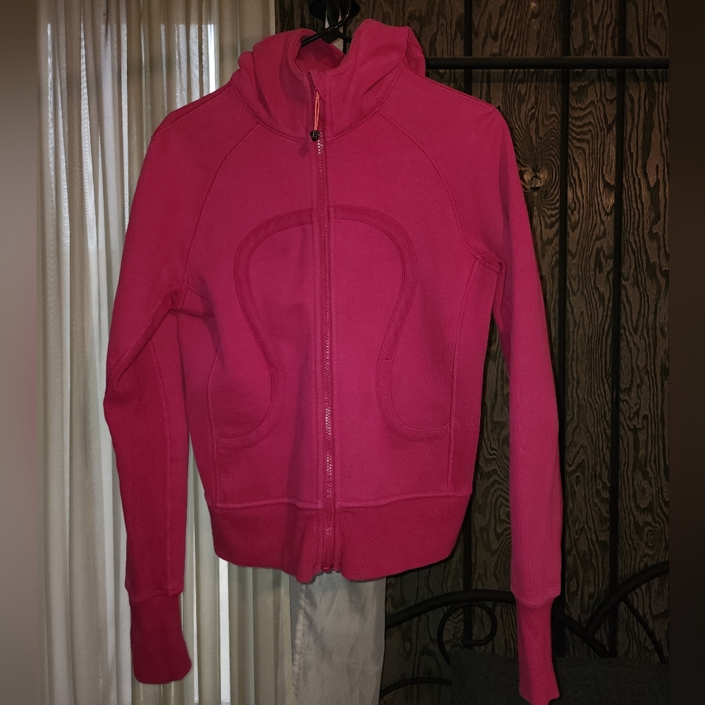Lululemon Scuba Hoodie Sz 8 Pink